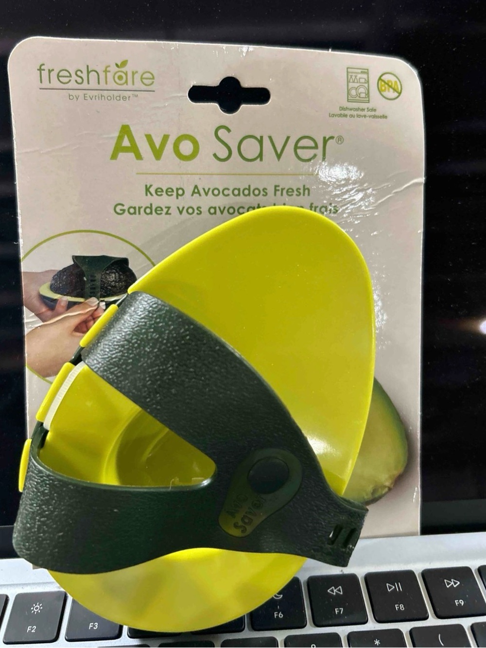 freshfare Avo Saver Avocado Keeper - Yellow/Green